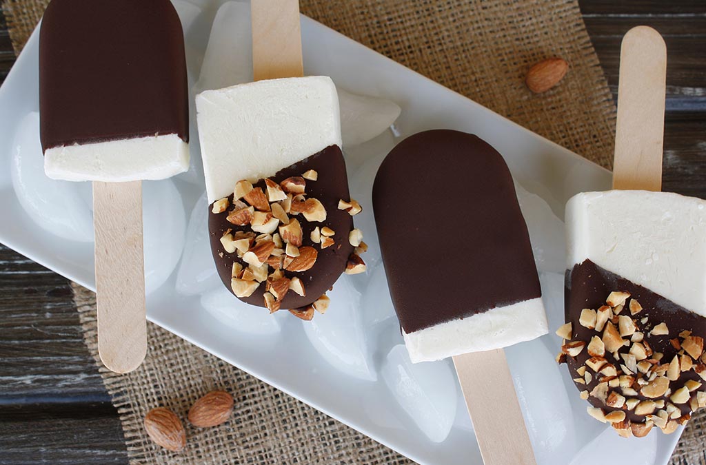 Chocolate-Dipped Popsicles
