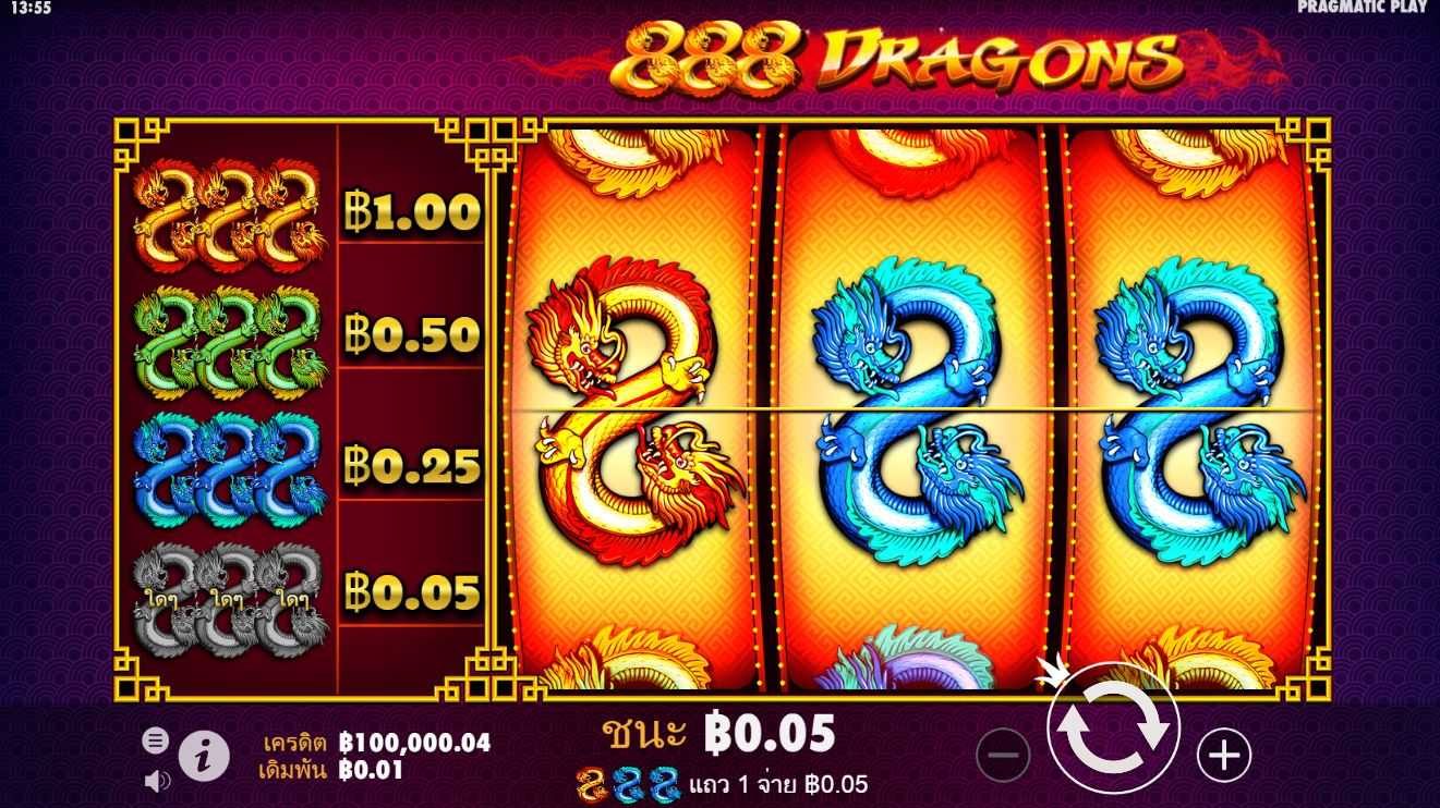 การถอดรหัสเพื่อชัยชนะด้วยเงินจริง: มีอำนาจเหนือเกม 888 Dragons สล็อตออนไลน์ ที่ Happyluke